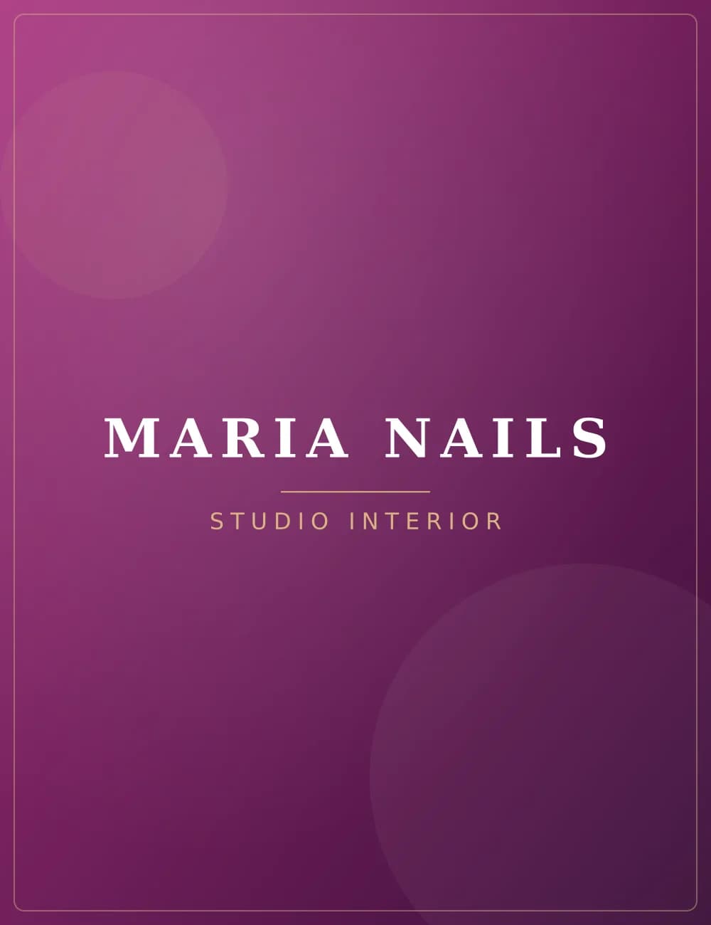 Inside the Maria Nails studio
