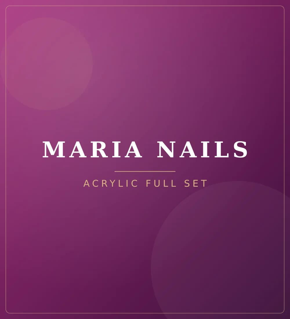 A nail technician at work